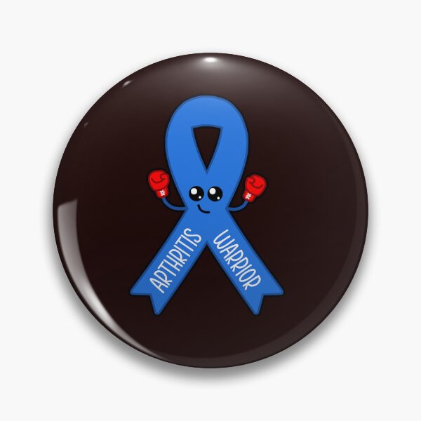 Item preview, Arthritis Warrior Awareness Ribbon Kawaii Design designed and sold by ShellsCCC.