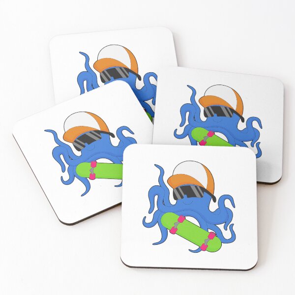 Item preview, Octopus Skater Skateboard Sports designed and sold by Snabdesign84.