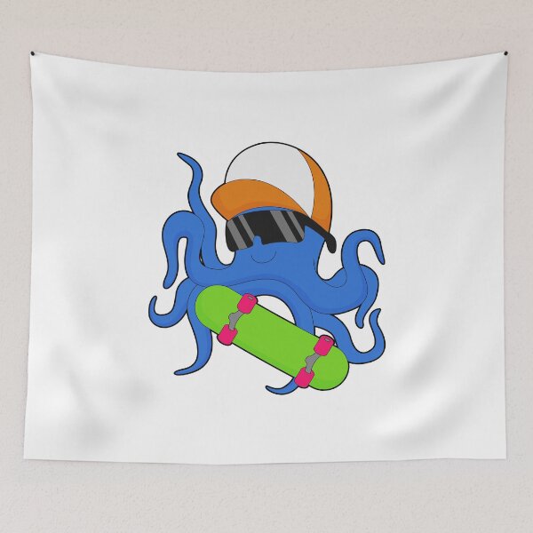 Item preview, Octopus Skater Skateboard Sports designed and sold by Snabdesign84.