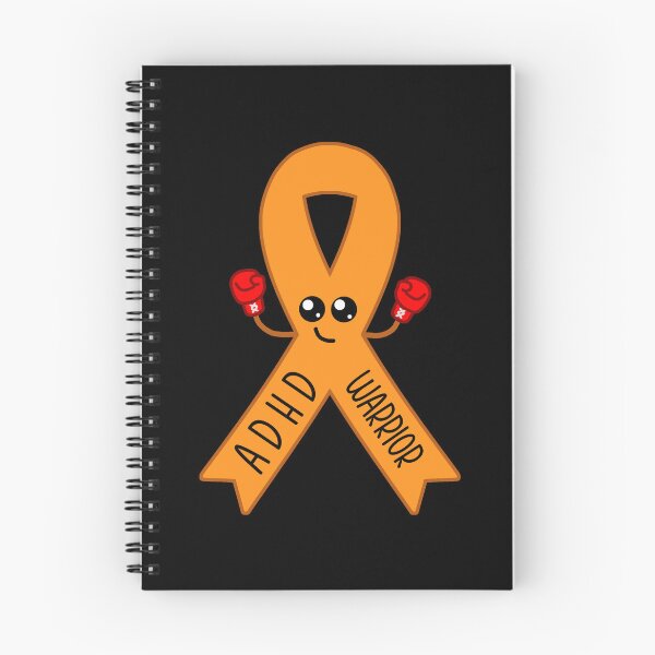 Item preview, ADHD Warrior Awareness Ribbon Kawaii Design designed and sold by ShellsCCC.