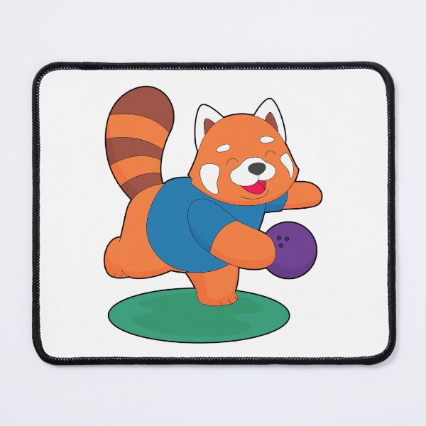 Item preview, Red Panda Bowling Bowling ball Sports designed and sold by Snabdesign84.