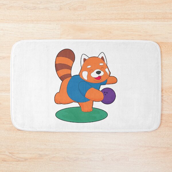 Item preview, Red Panda Bowling Bowling ball Sports designed and sold by Snabdesign84.