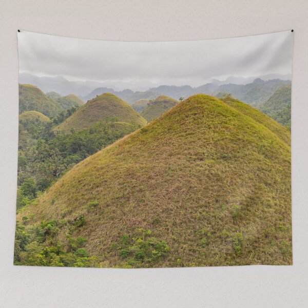 Item preview, The Chocolate Hills, Bohol - Carmen, Philippines | Iconic Conical Landscape & Nature Art designed and sold by Ross.A.Campbell.