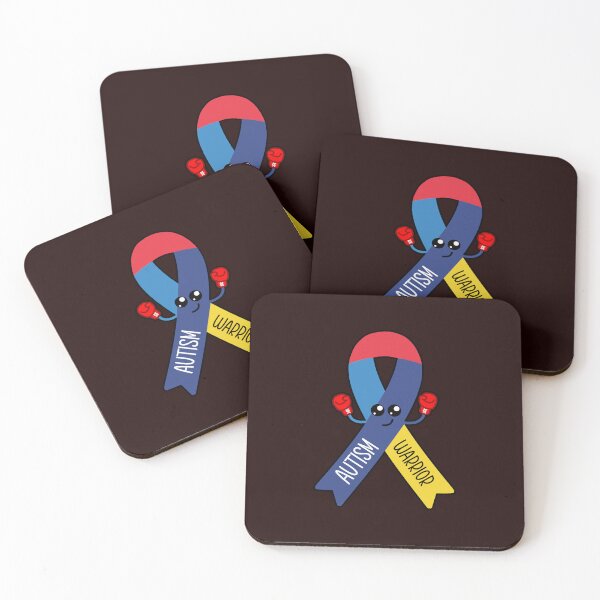 Item preview, Autism Warrior Awareness Ribbon Kawaii Design designed and sold by ShellsCCC.