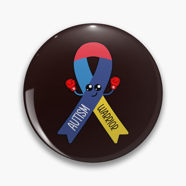 Item preview, Autism Warrior Awareness Ribbon Kawaii Design designed and sold by ShellsCCC.