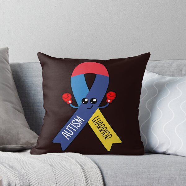 Item preview, Autism Warrior Awareness Ribbon Kawaii Design designed and sold by ShellsCCC.