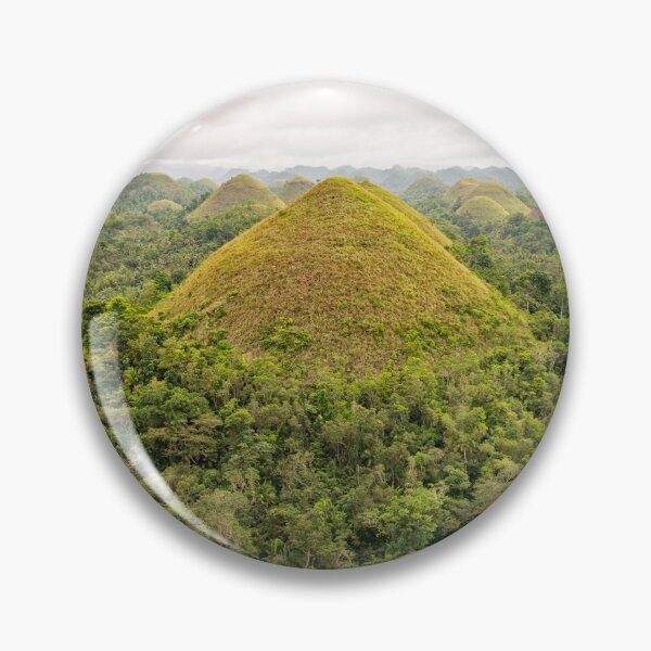 Item preview, The Chocolate Hills, Bohol - Carmen, Philippines | Iconic Conical Landscape & Nature Art designed and sold by Ross.A.Campbell.