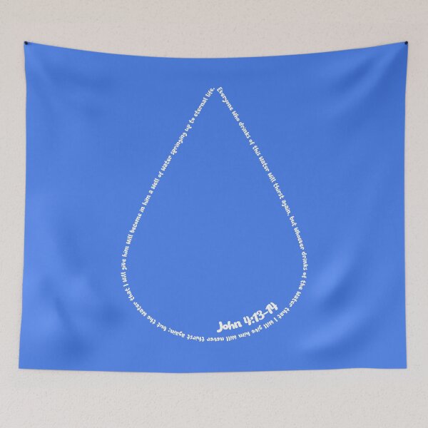 Item preview, Living Water Shirt designed and sold by WordsAlive.