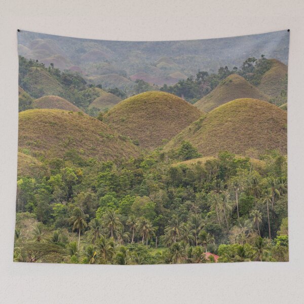 Item preview, The Chocolate Hills, Bohol - Carmen, Philippines | Iconic Conical Landscape & Nature Art designed and sold by Ross.A.Campbell.