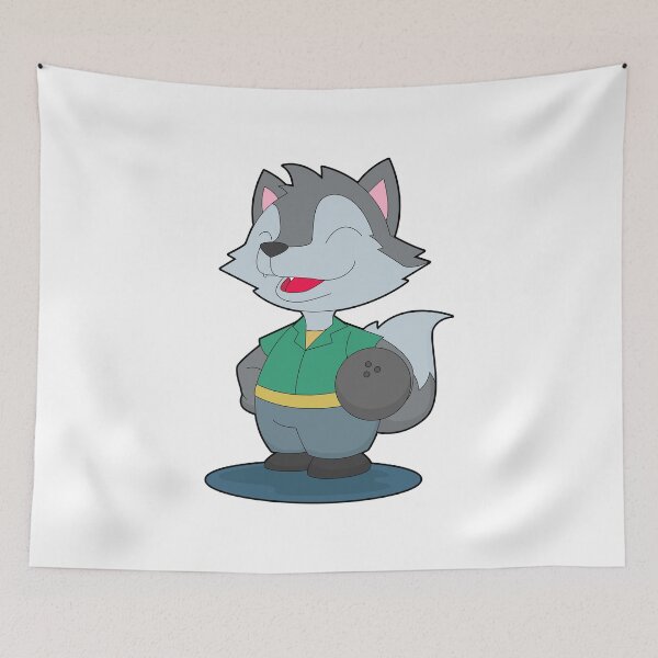 Item preview, Wolf Bowling Bowling ball Sports designed and sold by Snabdesign84.