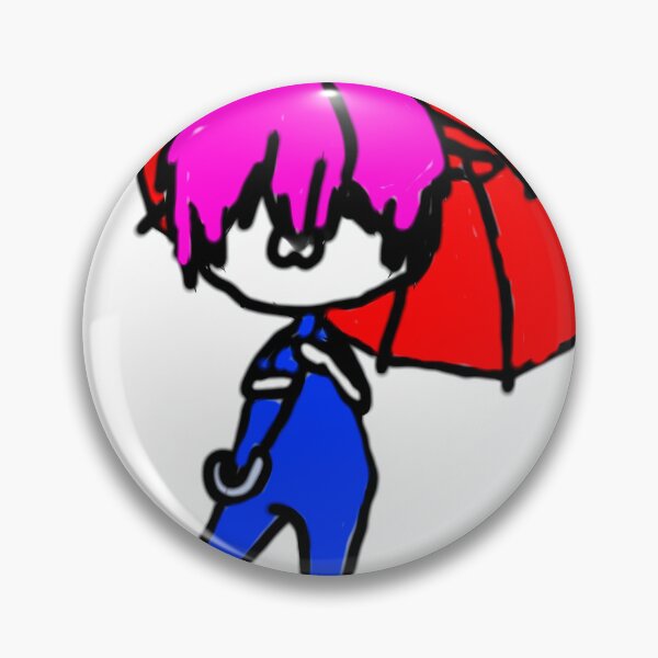 Item preview, Red umbrella with pink hair designed and sold by Casperblox by the Markus Boys.