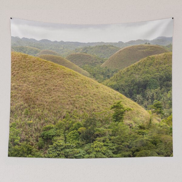 Item preview, The Chocolate Hills, Bohol - Carmen, Philippines | Iconic Conical Landscape & Nature Art designed and sold by Ross.A.Campbell.