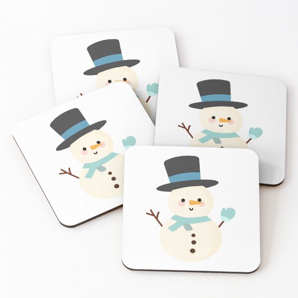 Item preview, Little Snowman With Blue Scarf designed and sold by VVAtTheCorner.