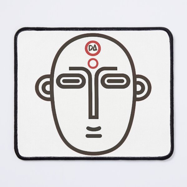 Item preview, Minimalist African Tribal Mask Stylized Vector Face Illustration designed and sold by DesignArtist.ia.