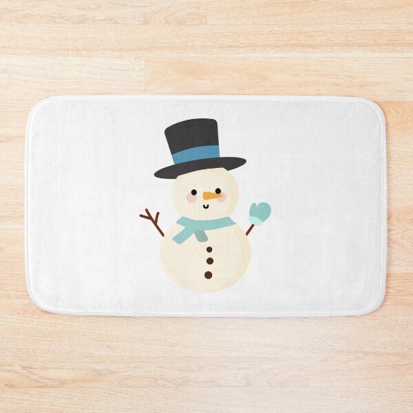 Item preview, Little Snowman With Blue Scarf designed and sold by VVAtTheCorner.