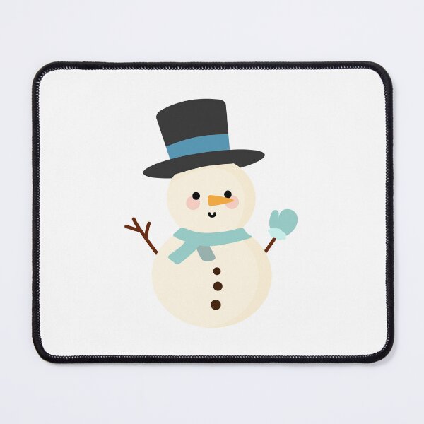 Item preview, Little Snowman With Blue Scarf designed and sold by VVAtTheCorner.