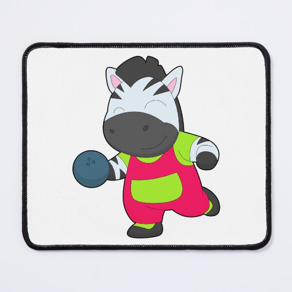 Item preview, Zebra Bowling Bowling ball Sports designed and sold by Snabdesign84.
