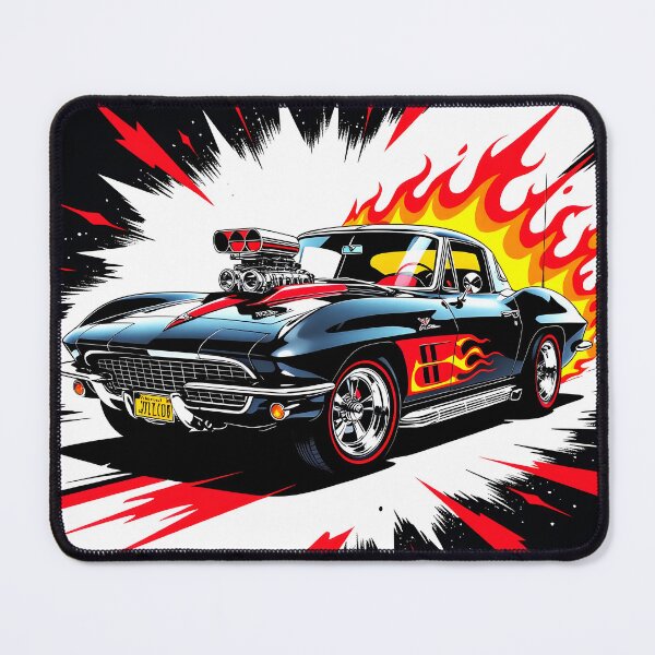 Item preview, Blown C2 Corvette Stingray Muscle Car Art designed and sold by rgagliardi2017.