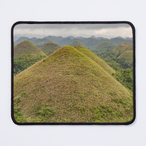 Item preview, The Chocolate Hills, Bohol - Carmen, Philippines | Iconic Conical Landscape & Nature Art designed and sold by Ross.A.Campbell.