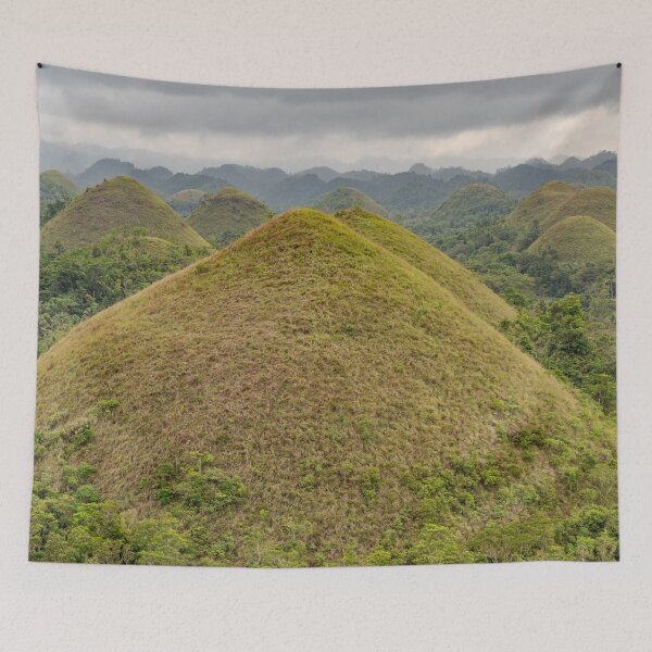 Item preview, The Chocolate Hills, Bohol - Carmen, Philippines | Iconic Conical Landscape & Nature Art designed and sold by Ross.A.Campbell.