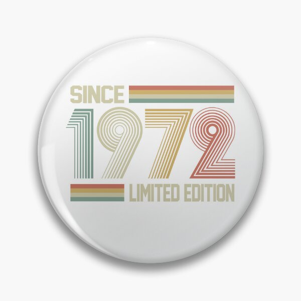 Item preview, Vintage since 1972 Retro Birthday Gift designed and sold by FernaRoje.