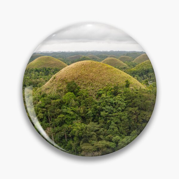 Item preview, The Chocolate Hills, Bohol - Carmen, Philippines | Iconic Conical Landscape & Nature Art designed and sold by Ross.A.Campbell.