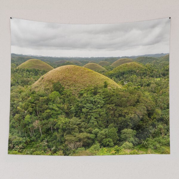 Item preview, The Chocolate Hills, Bohol - Carmen, Philippines | Iconic Conical Landscape & Nature Art designed and sold by Ross.A.Campbell.