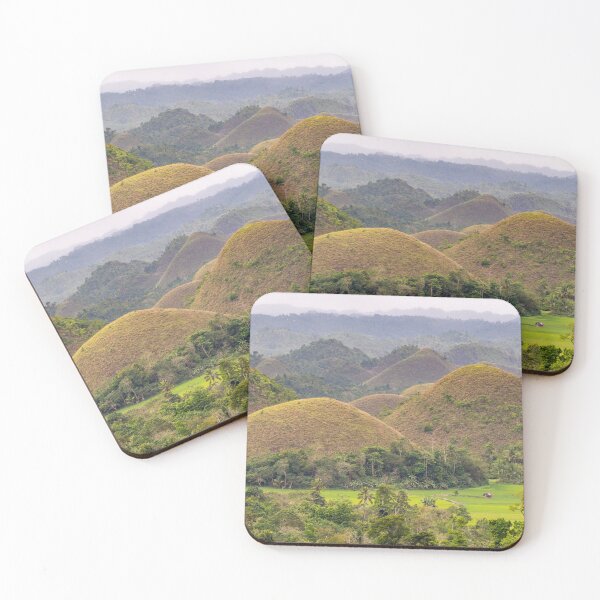 Item preview, The Chocolate Hills, Bohol - Carmen, Philippines | Iconic Conical Landscape & Nature Art designed and sold by Ross.A.Campbell.
