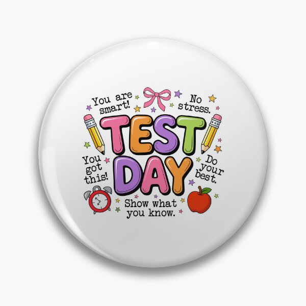 Item preview, Test Day Cute Doodle Encouragement Student Teacher Gift Motivational designed and sold by designclub.