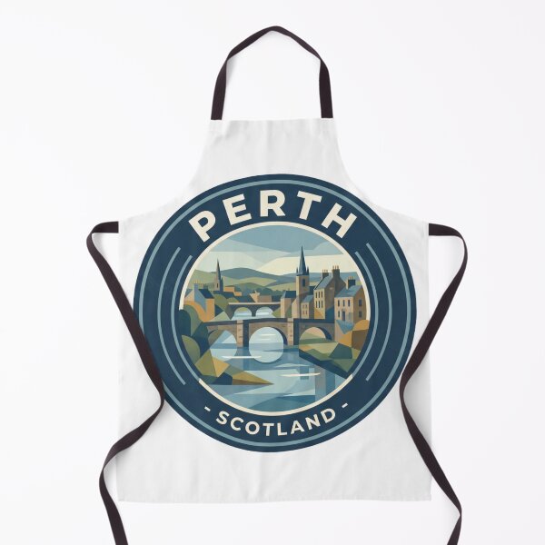Item preview, Perth Scotland Scenic Travel Badge Art designed and sold by redsharkuk.