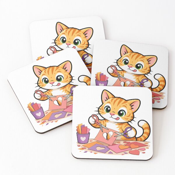 Item preview, This Puss Loves to Scissor! designed and sold by Remake Design Lab.