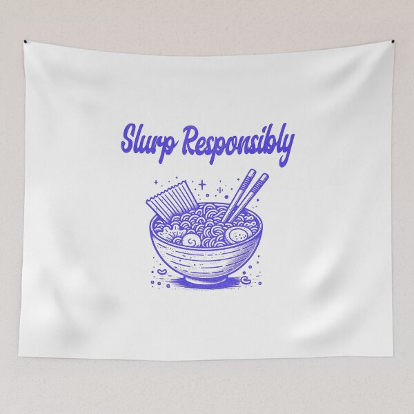 Item preview, Noodles, Slurp Responsibly, Foodie, Asian food designed and sold by bluesquidink.