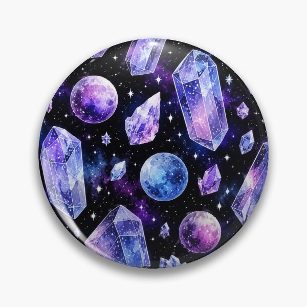 Item preview, Galaxy Crystal Seamless Pattern | Celestial Gem Aesthetic designed and sold by Aramdesing.