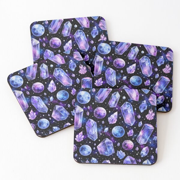 Item preview, Galaxy Crystal Seamless Pattern | Celestial Gem Aesthetic designed and sold by Aramdesing.