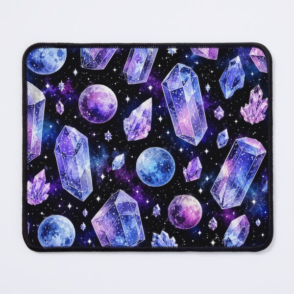 Item preview, Galaxy Crystal Seamless Pattern | Celestial Gem Aesthetic designed and sold by Aramdesing.