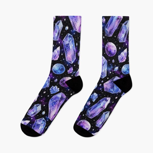 Item preview, Galaxy Crystal Seamless Pattern | Celestial Gem Aesthetic designed and sold by Aramdesing.