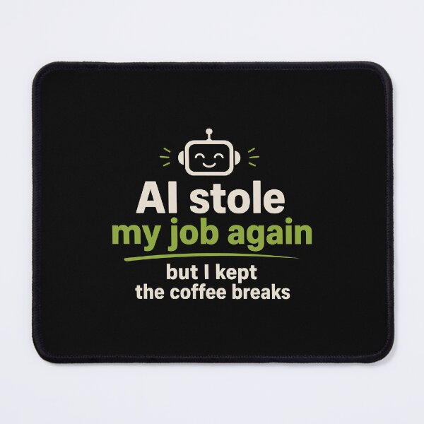 Item preview, AI Stole My Job But I Kept the Coffee Break designed and sold by AntiqueImages.