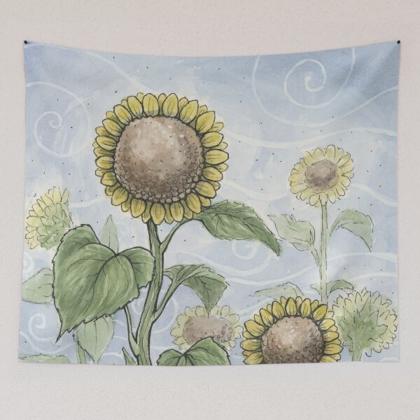 Item preview, Sunflowers in the Wind designed and sold by Krystin Shields.