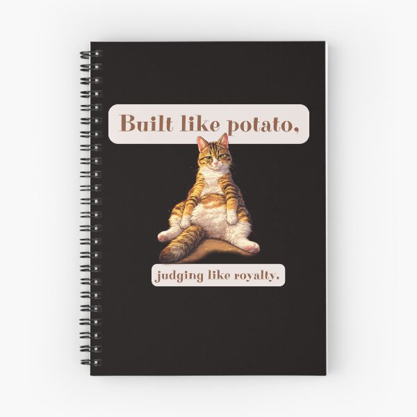 Item preview, Built Like Potato Judging Like Royalty  Funny Cat  designed and sold by WeaselsStuff.