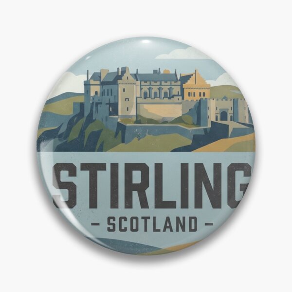 Item preview, Stirling Scotland Heritage Travel Badge Art designed and sold by redsharkuk.