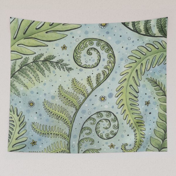 Item preview, Whimsical Ferns designed and sold by Krystin Shields.