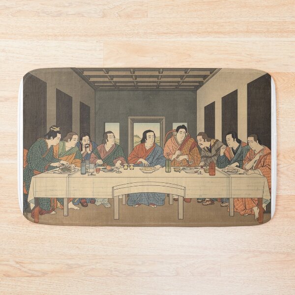 Item preview, The Last Supper Japanese Woodblock Style Mashup designed and sold by Vandy Fullam.