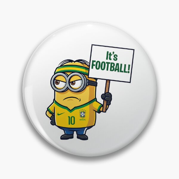 Item preview, It's Football! - Funny Brazil Soccer Meme (Soccer v Football) v2 designed and sold by OnurDown.