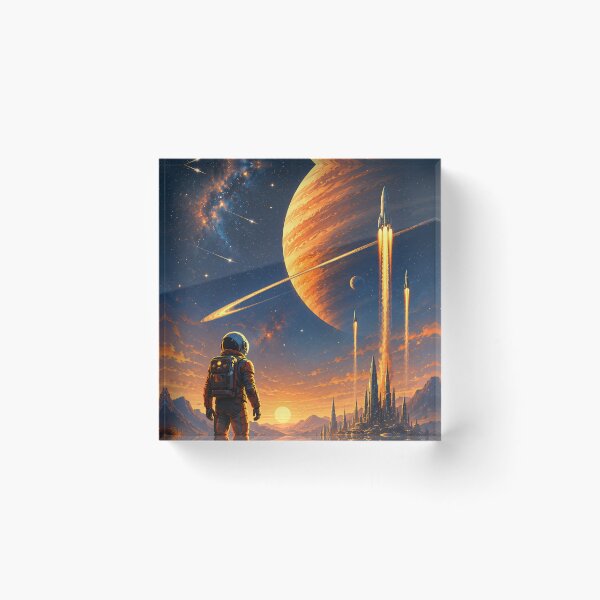 Item preview, Retro Sci-Fi Rocket Version #2 designed and sold by Moviebuff91.