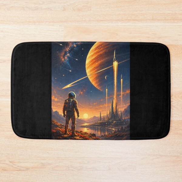 Item preview, Retro Sci-Fi Rocket Version #2 designed and sold by Moviebuff91.