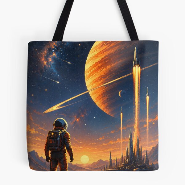 Item preview, Retro Sci-Fi Rocket Version #2 designed and sold by Moviebuff91.