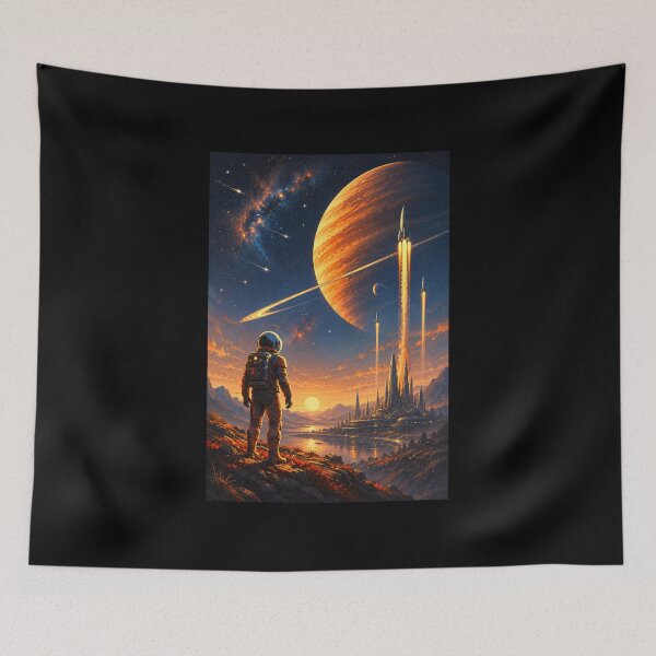 Item preview, Retro Sci-Fi Rocket Version #2 designed and sold by Moviebuff91.