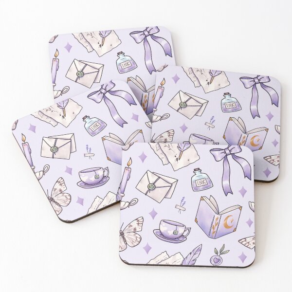 Item preview, Purple Academia Pattern designed and sold by Ellen Wilberg.