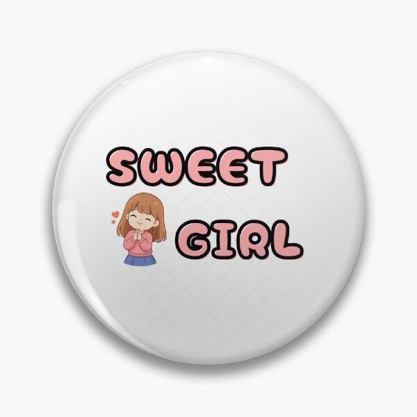 Item preview, Sweet Girl Cute Cartoon Sticker Design designed and sold by YallaCreative13.