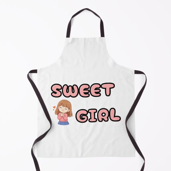 Item preview, Sweet Girl Cute Cartoon Sticker Design designed and sold by YallaCreative13.